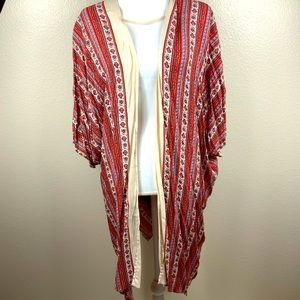 NWT Daniel Rainn striped kimono